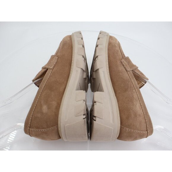 La Canadienne Devin Suede Shearling Penny Loafers Brown Suede Size 7.5 Chunky - Picture 8 of 14